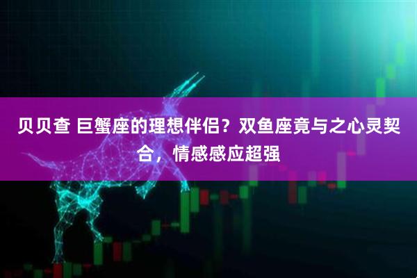 贝贝查 巨蟹座的理想伴侣？双鱼座竟与之心灵契合，情感感应超强